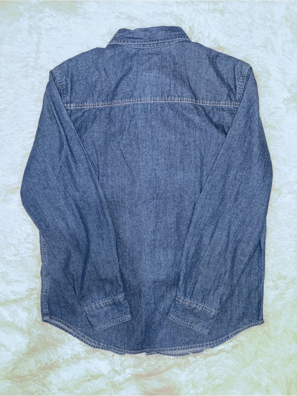 Levi's Blue Denim Button-Up Shirt